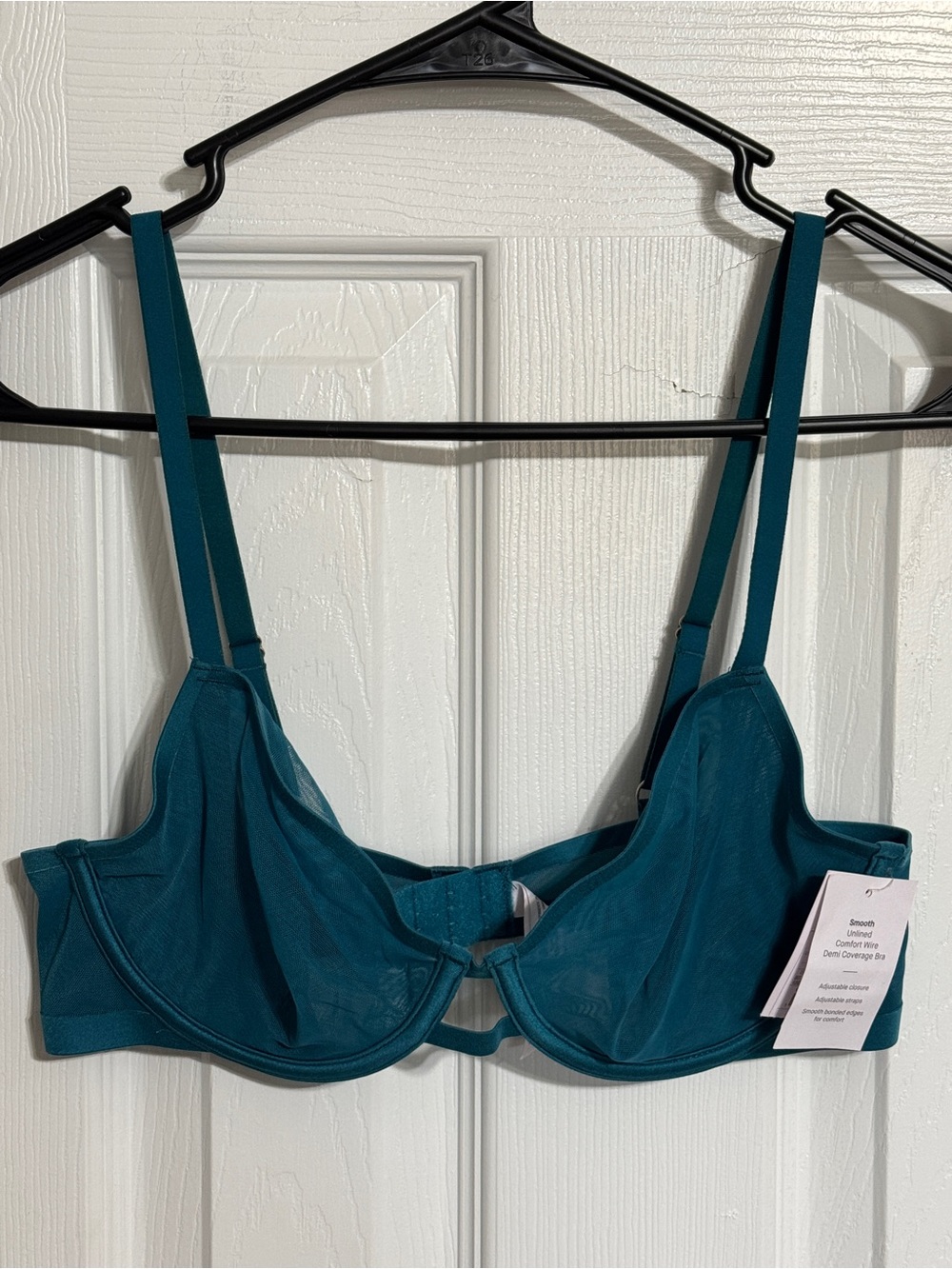 Auden Teal Underwire Bra - Deep Teal Support